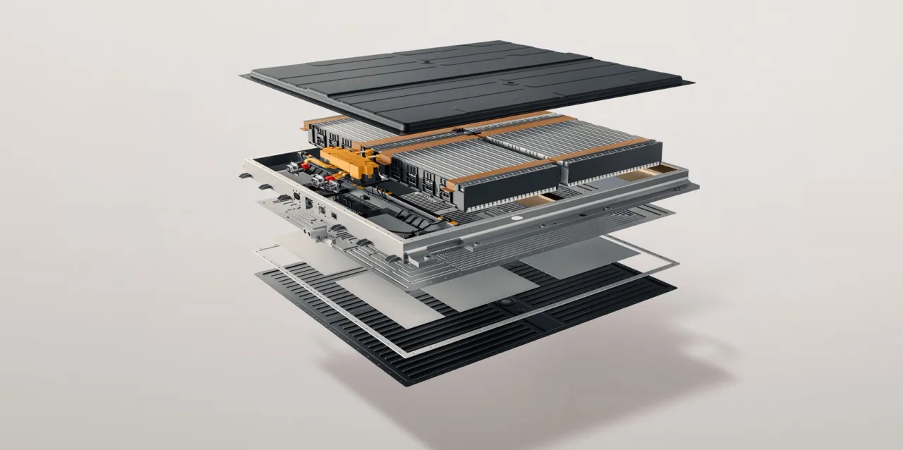 ARCFOX T1 battery pack structure